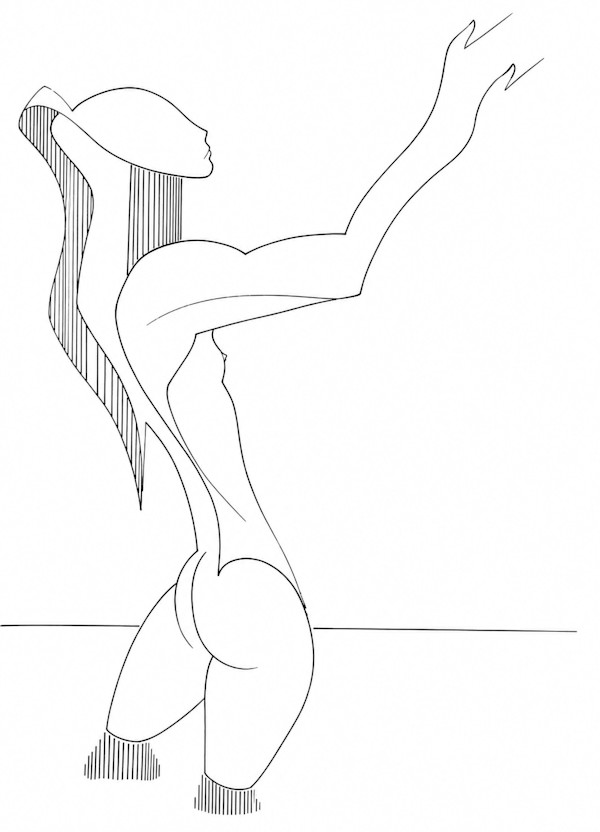 Drawing  49 by Alan Wood-Thomas