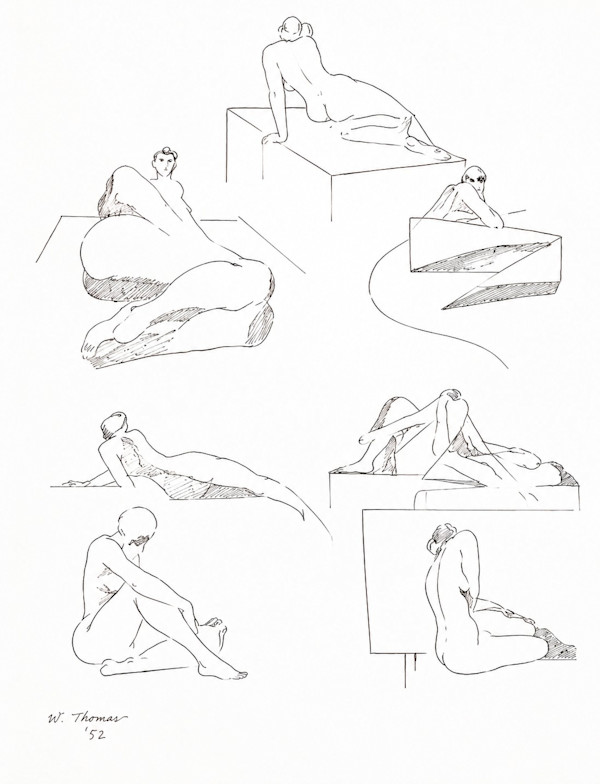 Drawing  53 by Alan Wood-Thomas