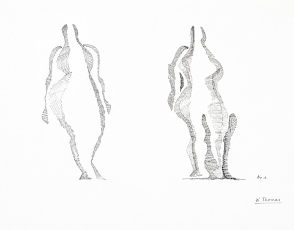 Drawing  71 by Alan Wood-Thomas, Image 1.