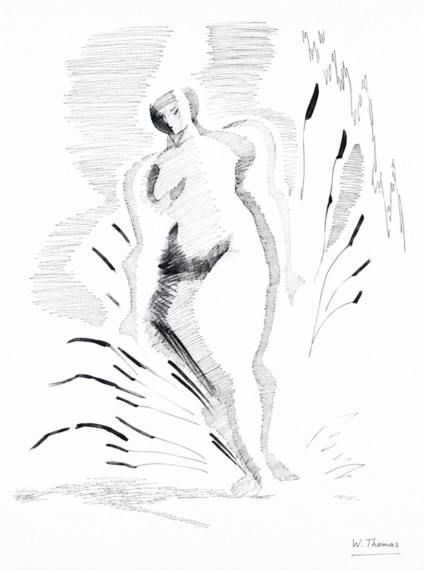 Drawing  74 by Alan Wood-Thomas, Image 1.