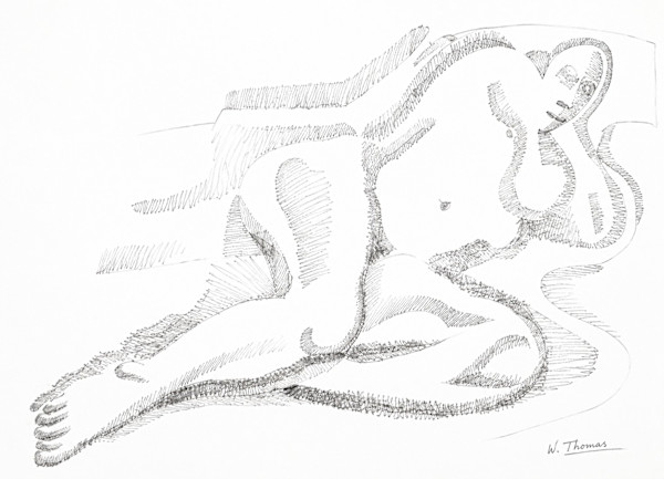 Drawing  87 by Alan Wood-Thomas, Image 1.