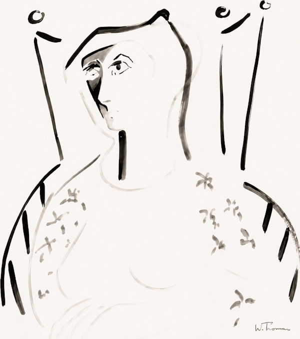 Drawing 150 by Alan Wood-Thomas, Image 1.