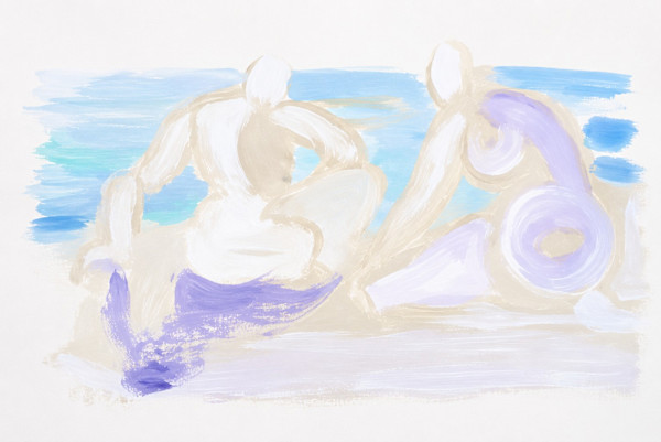 Oil on Paper 19 by Alan Wood-Thomas, Image 1.