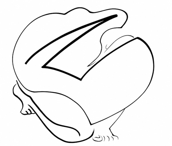 Abstract Nude 27 by Alan Wood-Thomas, Image 1.