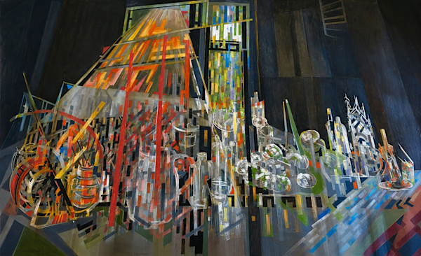Oil on Canvas 10 by Alan Wood-Thomas, Image 1.