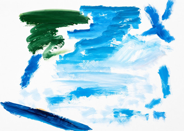 Oil on Paper 4 by Alan Wood-Thomas, Image 1.