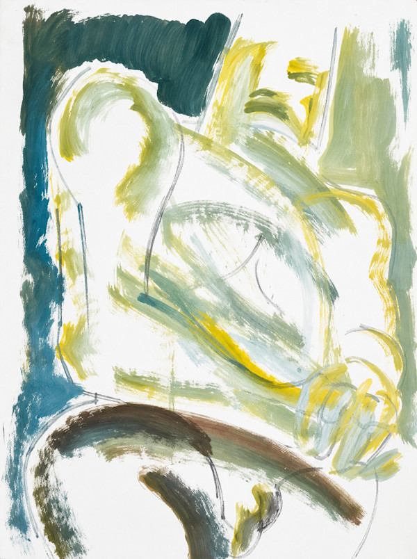 Oil on Paper 5 by Alan Wood-Thomas, Image 1.