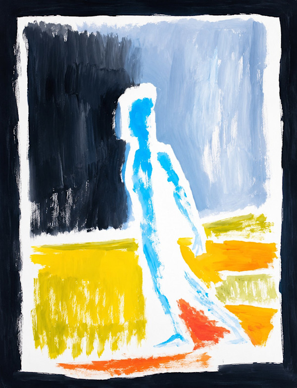 Oil on Paper 9 by Alan Wood-Thomas, Image 1.