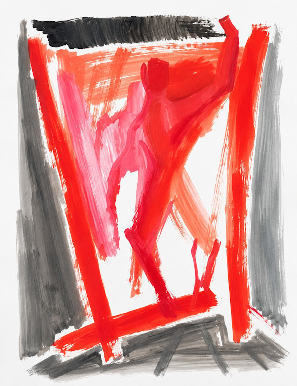 Oil on Paper 15 by Alan Wood-Thomas, Image 1.