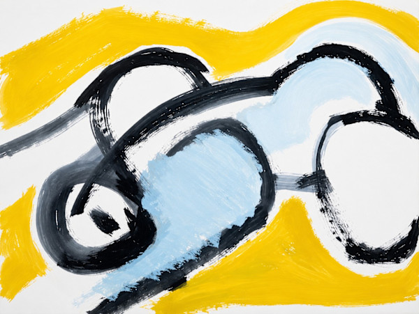 Oil on Paper 23 by Alan Wood-Thomas, Image 1.