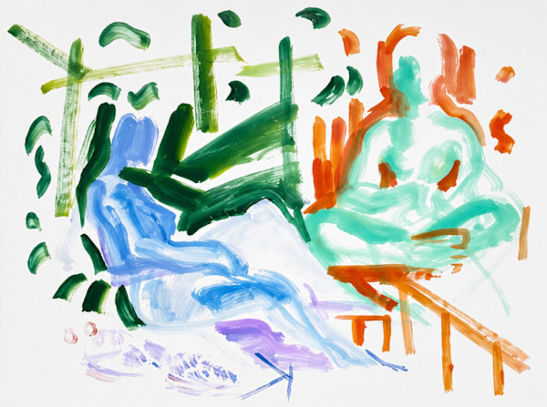 Oil on Paper 51 by Alan Wood-Thomas, Image 1.