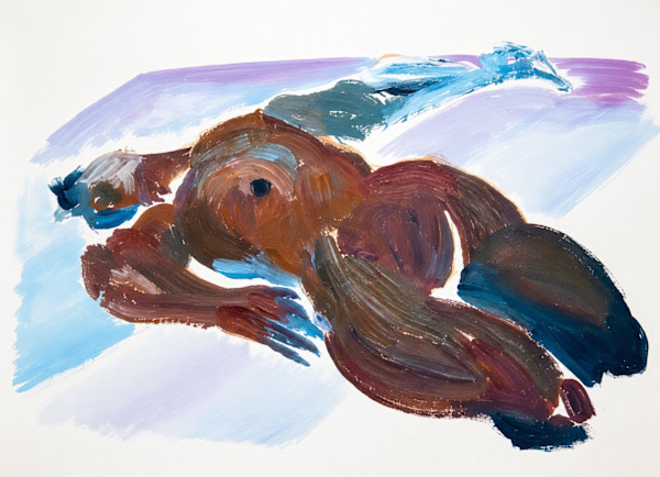 Oil on Paper 54 by Alan Wood-Thomas, Image 1.