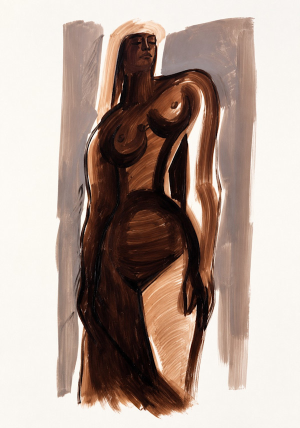 Oil on Paper  56 by Alan Wood-Thomas, Image 1.