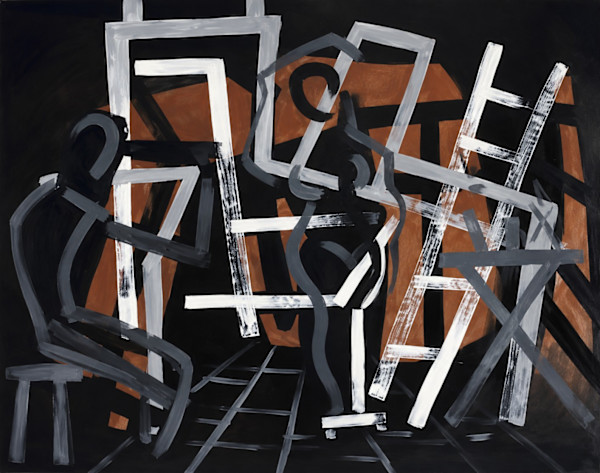 Oil on Paper 60 by Alan Wood-Thomas, Image 1.