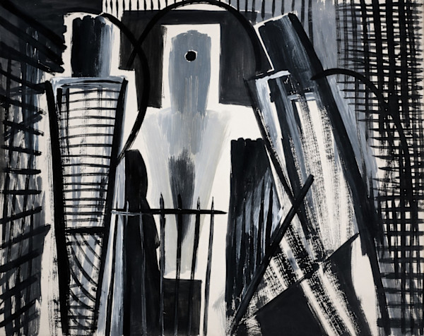 Oil on Paper 62 by Alan Wood-Thomas, Image 1.