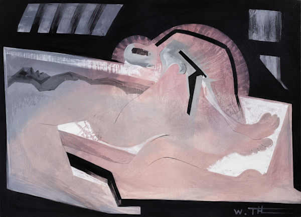 Oil on Paper 61 by Alan Wood-Thomas, Image 1.