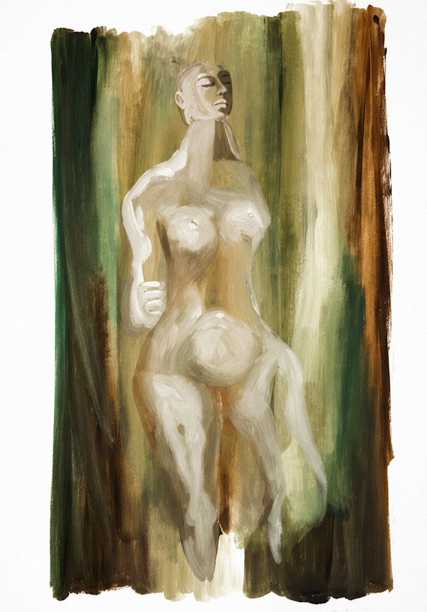 Oil on Paper  67 by Alan Wood-Thomas, Image 1.