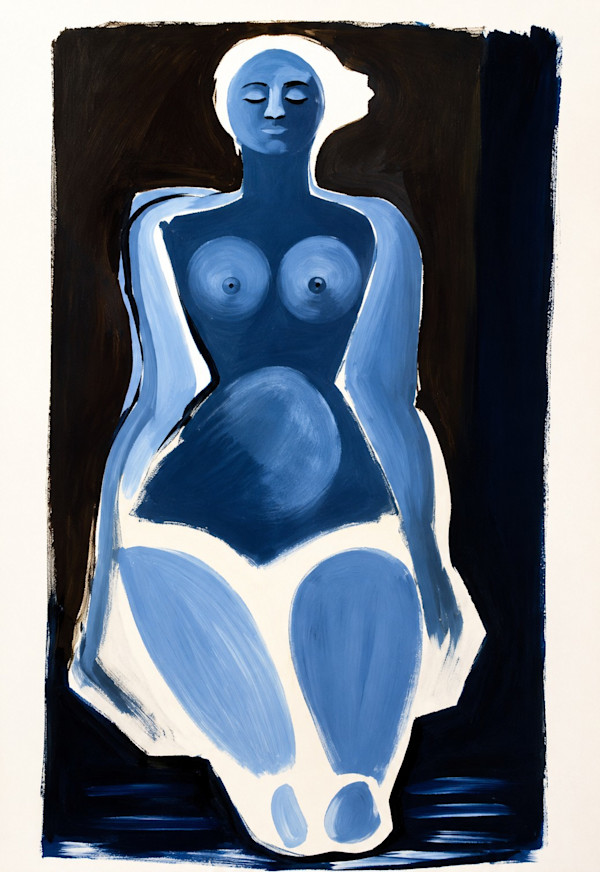 Oil on Paper 68 by Alan Wood-Thomas, Image 1.