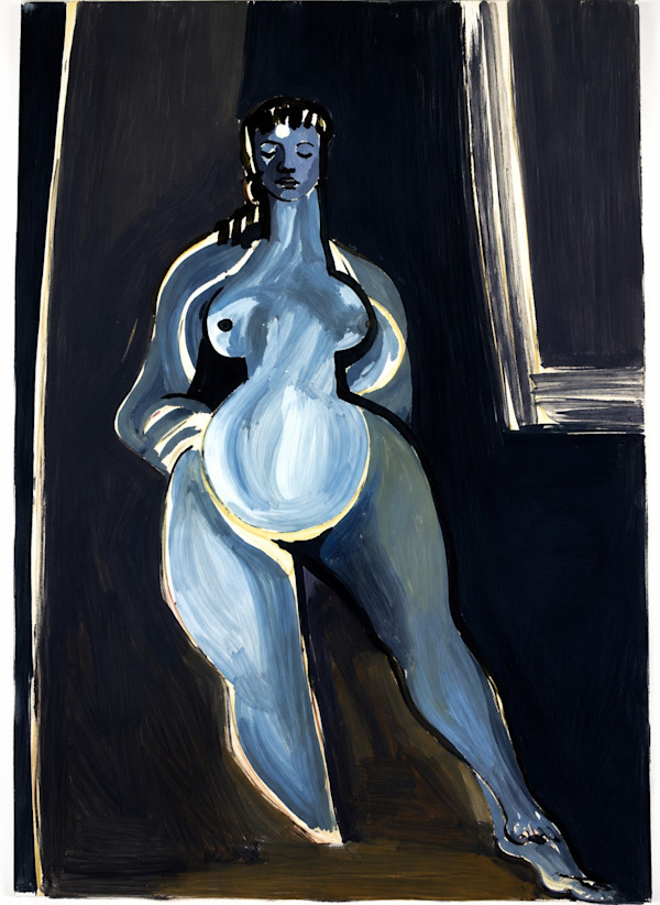 Oil on Paper 72 by Alan Wood-Thomas, Image 1.