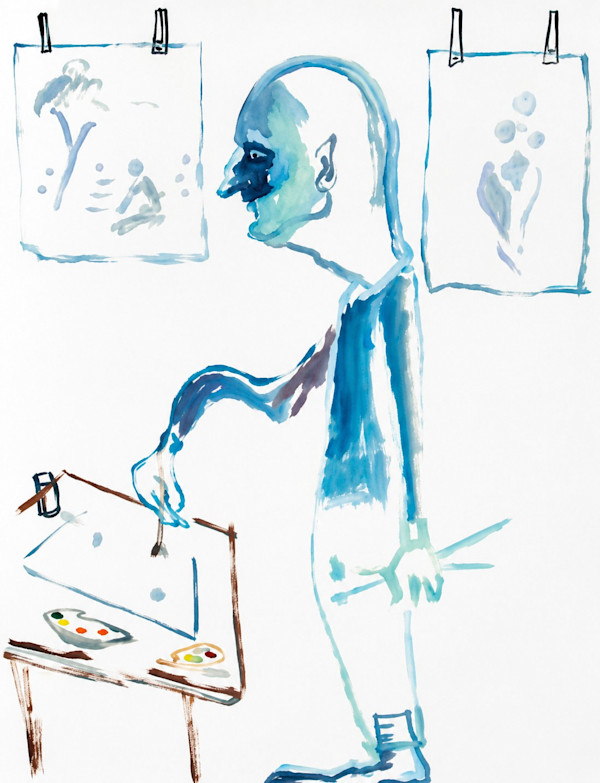 Self Portrait  44 by Alan Wood-Thomas, Image 1.