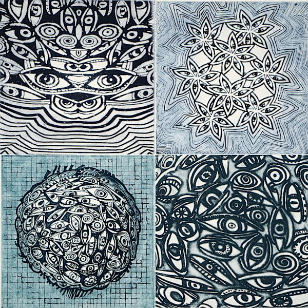 Survey, Blue by Diane Cionni