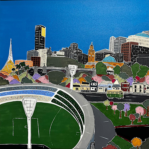 Light Towers by Charlie Nanos