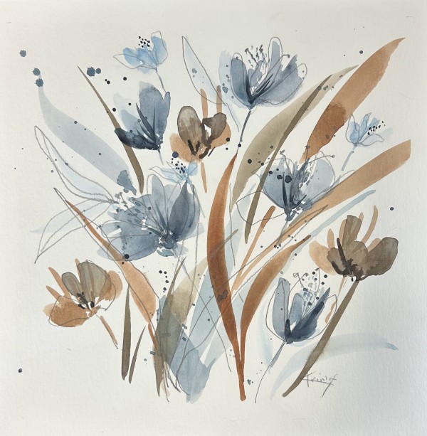 Coastal Blooms  1 by Kristine Mosher Tarrow (Krinlox)