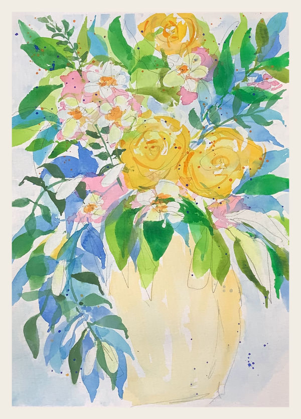In a Yellow Vase by Kristine Mosher Tarrow (Krinlox)