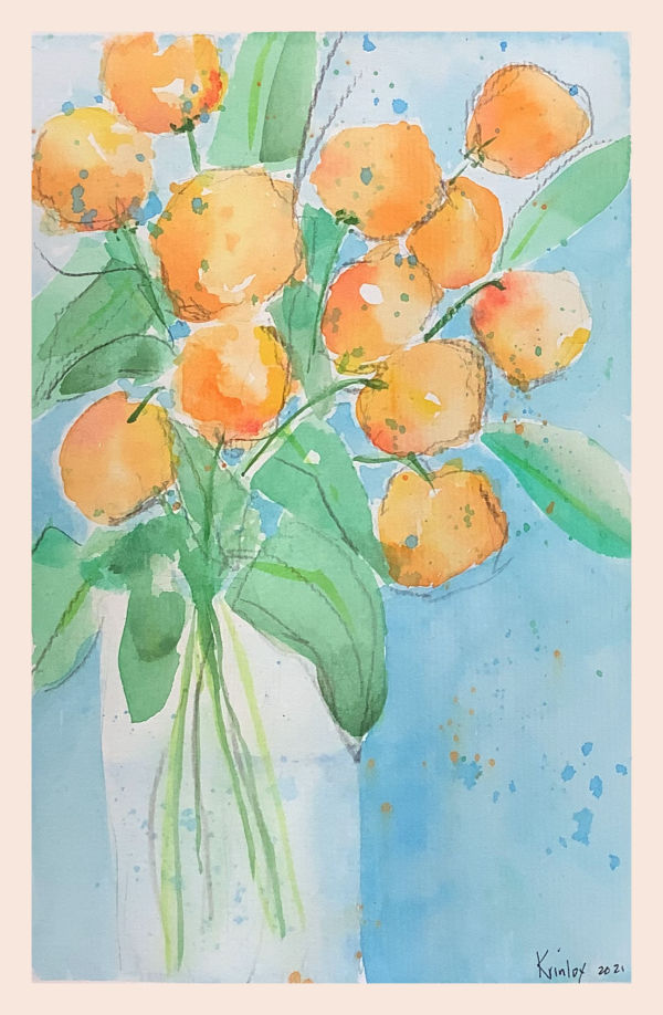 Orange Delight by Kristine Mosher Tarrow (Krinlox)