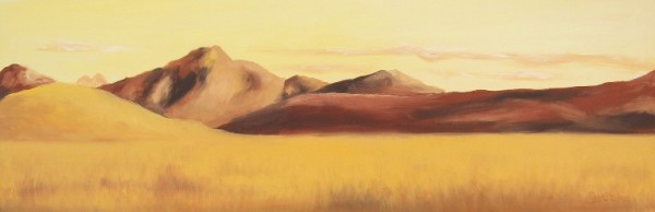 Sutter Buttes from the West by Roger Ewers