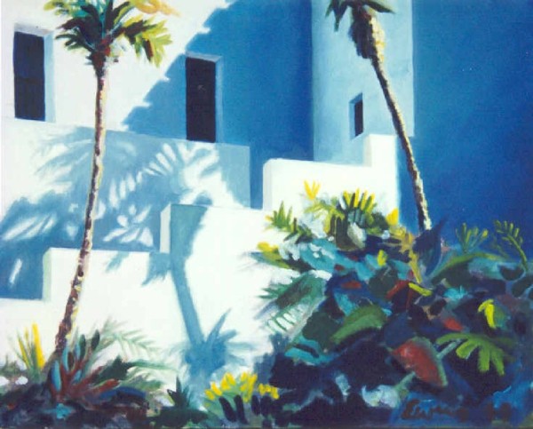 Palm Shadows by Roger Ewers