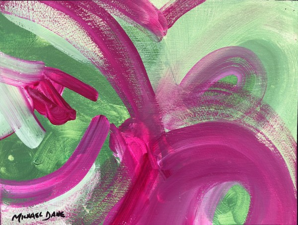 Violet Swirls by Michael Dane
