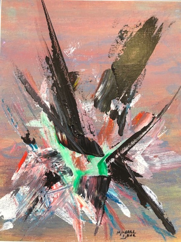 Black Splash #1 by Michael Dane