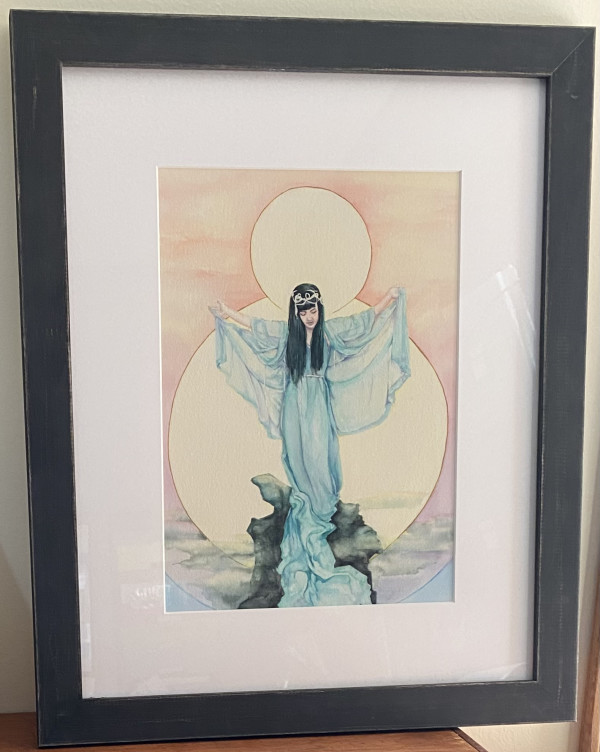 Calm Between the Storms  Framed Print by Tia Sunshine Art