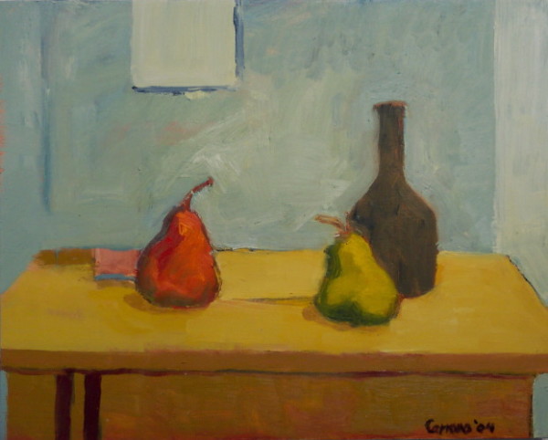 Pear Conversation by Matt Carrano