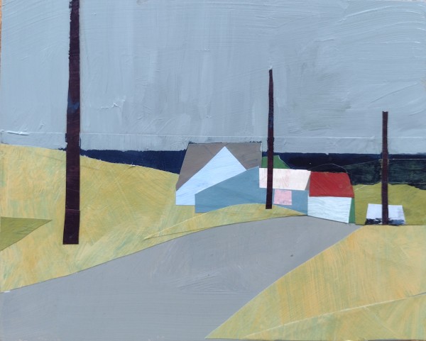 Road and Houses, Cape Cod (after Hopper) by Matt Carrano