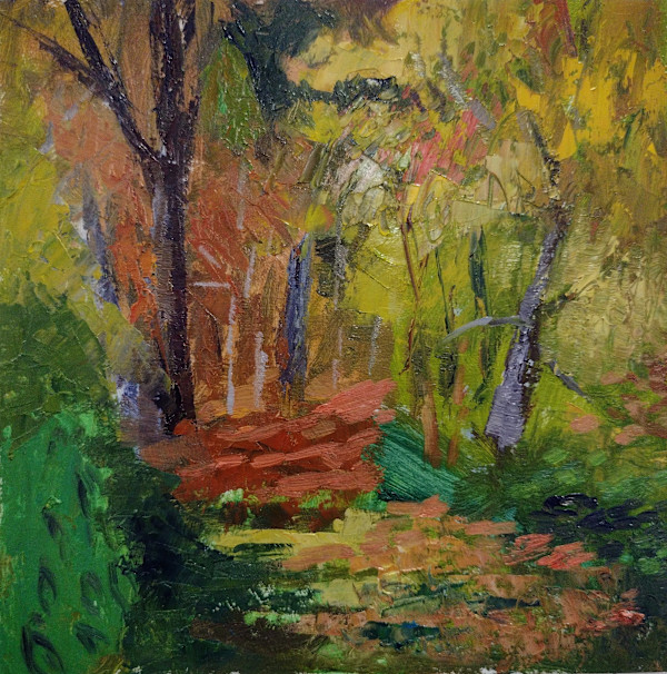 Falling leaves at Beaver Brook by Matt Carrano