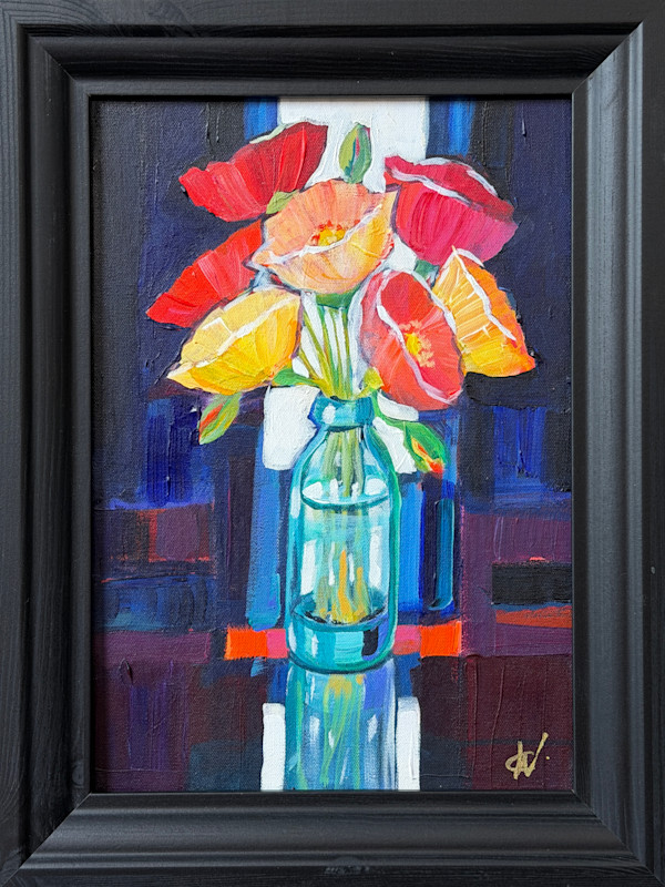 Summer Poppies I by Christine Webb