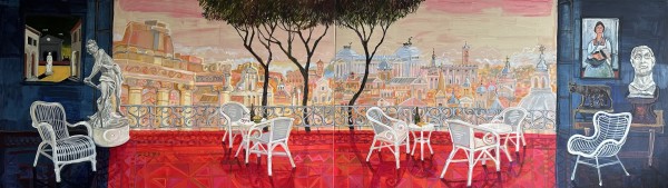 Rome Terrace by Christine Webb