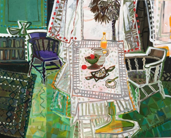 A Summer Table, Braque Fugue Revisited by Christine Webb