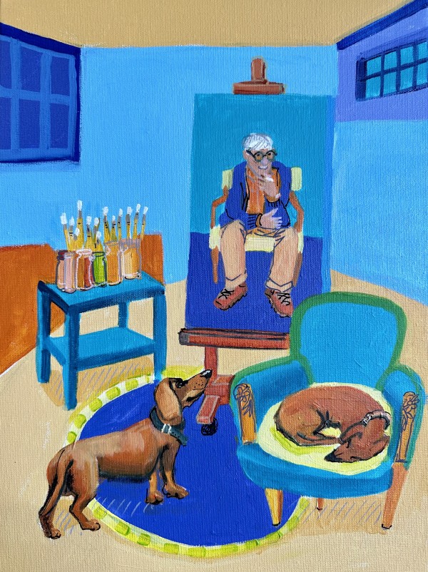 David Hockneys’s Dogs by Christine Webb