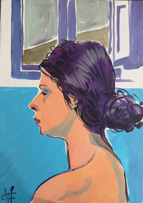 Head of a Woman by Christine Webb, Image 4.