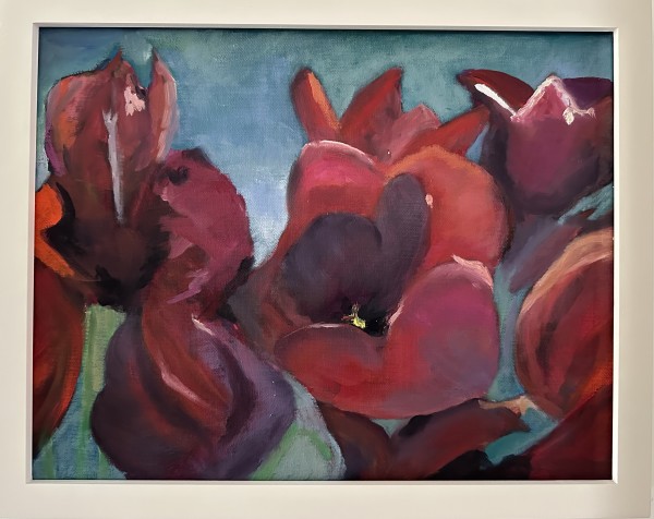 Red Tulips, 2018 by Lisa N. Peters