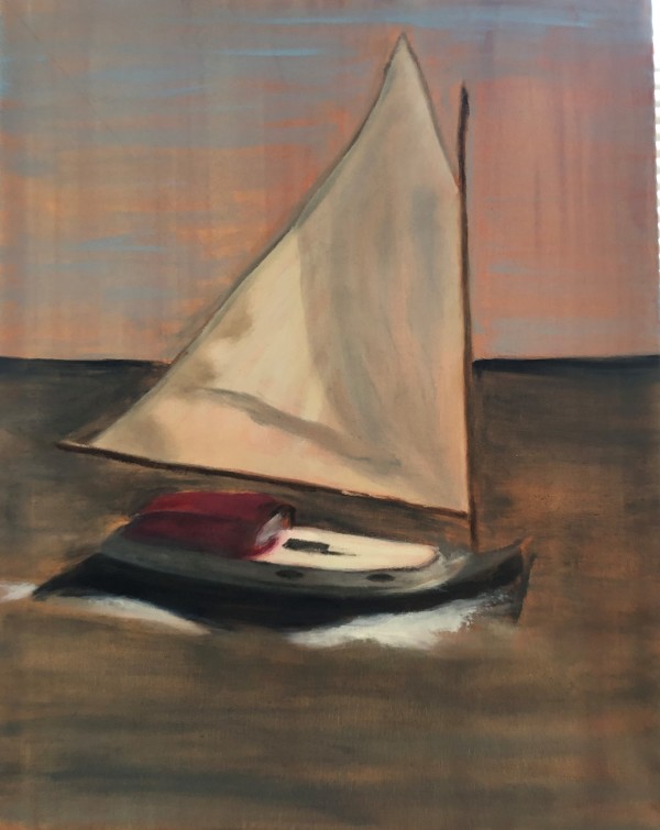 Sailboat, Long Island Sound by Lisa N. Peters