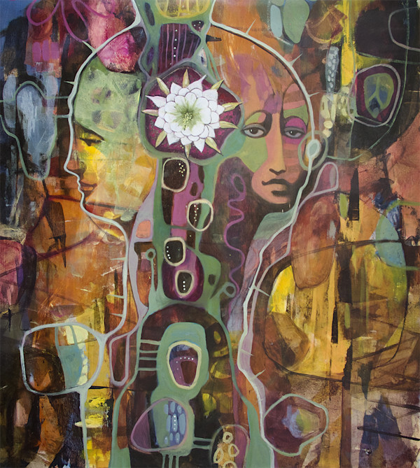 Entwined in the Living Canvas by Dominique Normand