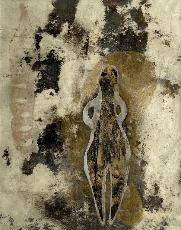 Goddess contemplating space by Dominique Normand