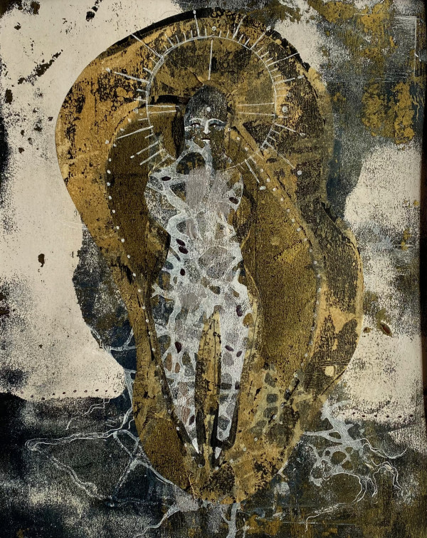 Goddess in gold by Dominique Normand