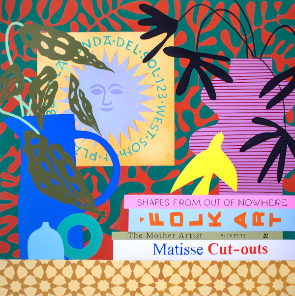 Corner Sun with Robin by Mary Finlayson