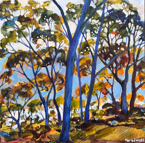 Blue Trees by Kate Gradwell