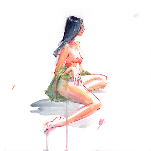 Green Shawl by Summer Voelker